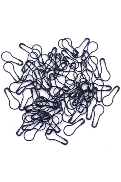 MTKardeşler 100 Pieces of Pear-Shaped Safety Pins 2 cm Bulb Type Safety Pins