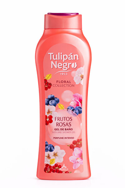 tulipan Gel de duș cu fructe roșii, parfum floral și de fructe roșii, hidrata...