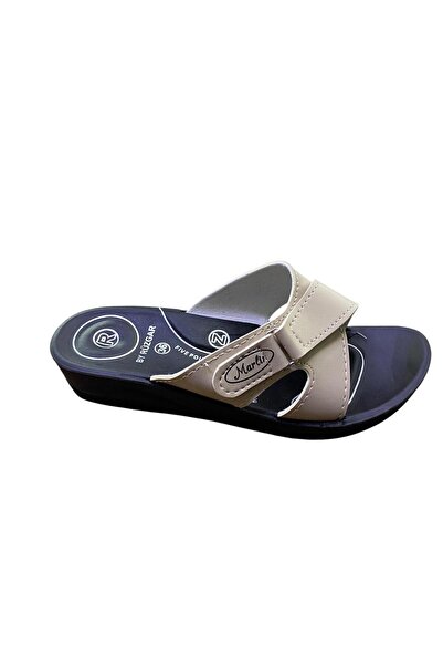 by ruzgar Women's Wedge Heel Full Orthopedic Cross Slippers