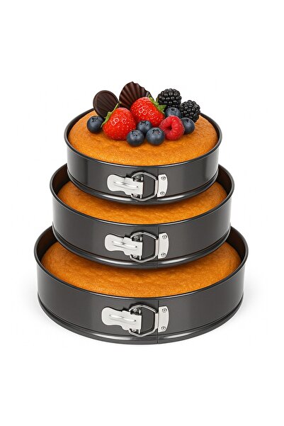 VERK Top Bottom Set of 3 molds for cake tops, cheesecakes, tarts, cookies