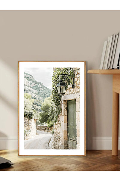 woodsia Tablou dintr-o singură bucată cu ramă din lemn TEK_0531