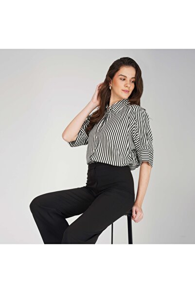 LINELLE Soft Crepe Printed Ladies Shirt