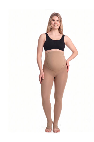 ORTHEZ Code: ORT-553 ORTA BASINÇ HAMİLE ÇORABI CCL-2 ( BURNU AÇIK ) ( TEN REN...