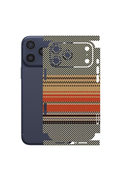 Kapps Iphone 17 Pro Max ile Uyumlu Rainbow Serisi Premium Kaplama 360 Turuncu...