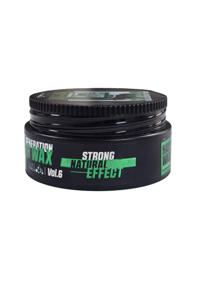 Hair Wax Vol.6 Strong Natural Effect Saç Vaksı 150 ml - Doğal Etki Güçlü Tutuş Wax