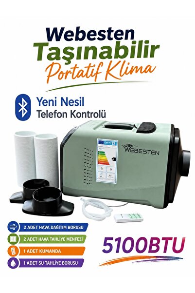 GETİRGES Taşınabilir Portatif Klima 5100BTU