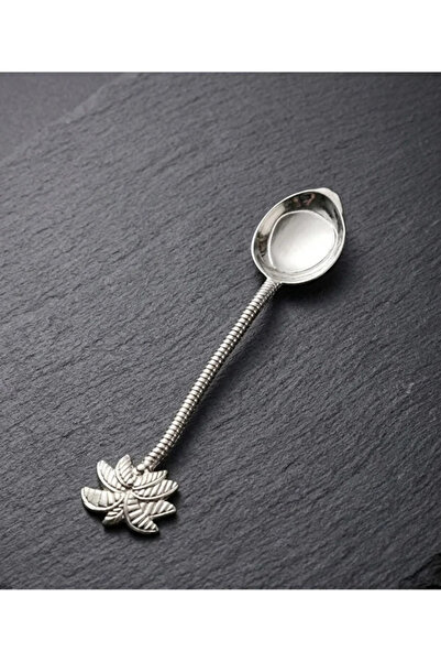 Pressia Palm Tree Shaped Coffee Spoon Silver Color