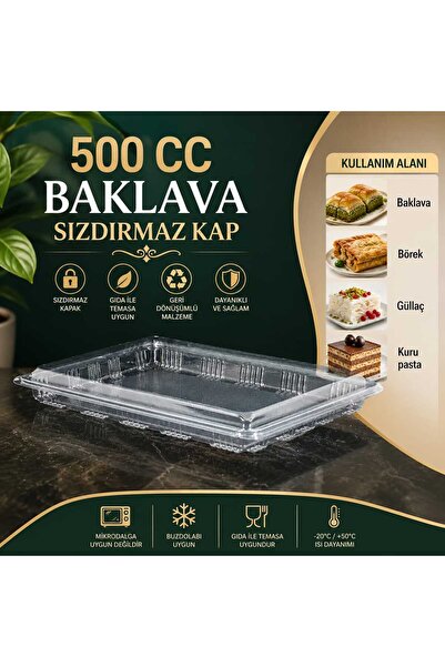 isopack 20 adet Kullan At Tek Kullanımlık Plastik Sızdırmaz 500 GR CC Şeffaf ...