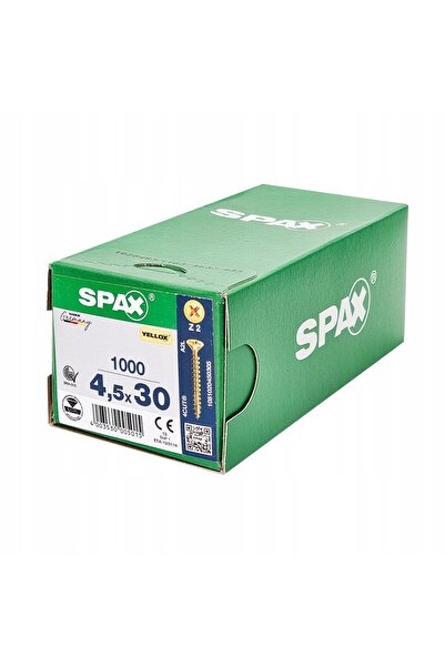 ABC SPAX Șuruburi universale Spax 4.5 X 30 1000 bucăți Pz2