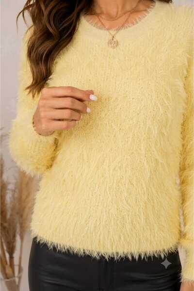 ASEZ BUTİK ZERAFETİN ADRESİ Women's Polo Neck Soft Textured Knitwear Sweater ...