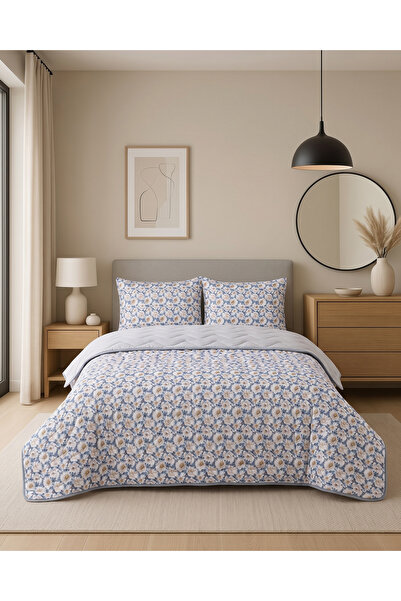 DB DANLA BALDİ Home Collection Cuvertură dublă matlasată din bumbac și husă d...
