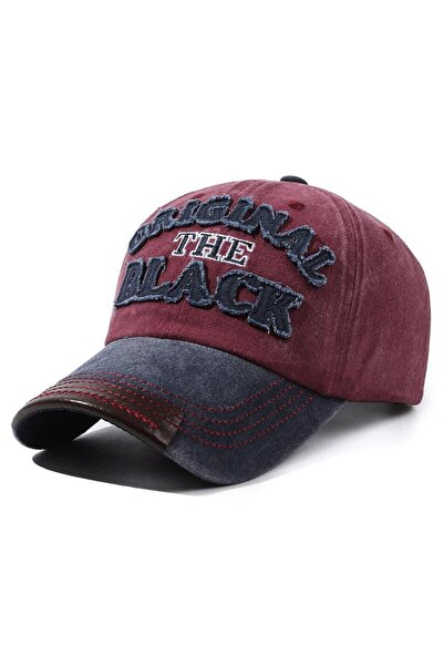 valkyrie Original the Black Embroidered Unisex Baseball Cap Vintage Distresse...