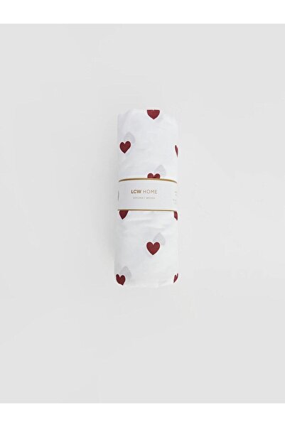 LC Waikiki Heart Patterned Double Bed Sheet (W6)