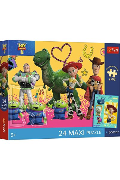 Trefl Toy Story 5 Puzzle Maxi pentru Copii, 24 de piese, cu Poster