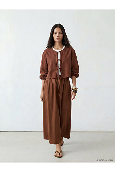 LC Waikiki I Beli Drawstring Flared Skirt from Freezen Store