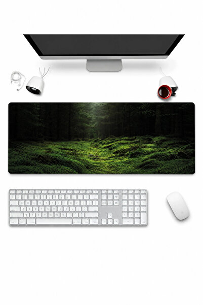 SonicTouch Keyboard Mousepad 32X70Cm Moss Valley Seamless Smooth Liquid-Proof...