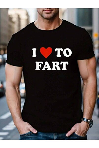 4CR تي شيرت صيفي كلاسيكي للرجال والنساء من القطن 100%، بتصميم I Love To Fart ...