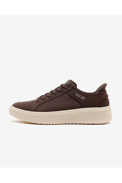 SKECHERS COURT BREAK-DOUBLE VENTED Erkek Kahverengi Sneakers 183177 CHOC