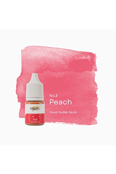 HANAFY Peach No3 Kalıcı Makyaj Dudak Pigmenti - 5ml