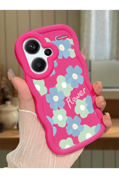 Hontinga Redmi Note 13 Pro Plus 5g Compatible Case Camera Protector Red Silic...