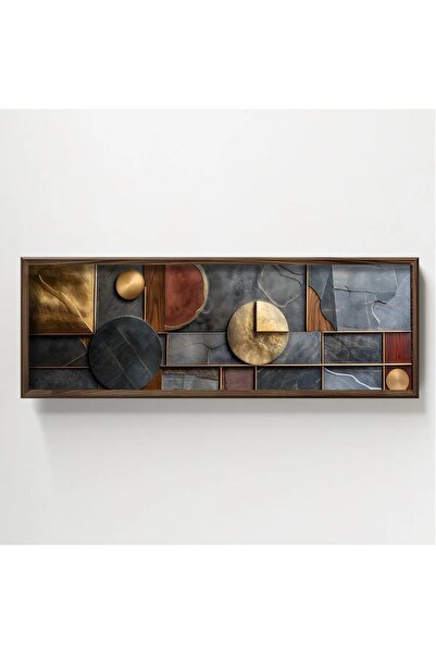 OEM Tablou decorativ înrămat din MDF, 120x40x3.5 cm, MDF de 3mm, ramă 100% mo...
