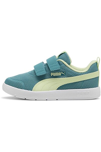 Puma Tenisky Courtflex V3 Mesh Ps, modré, dětské