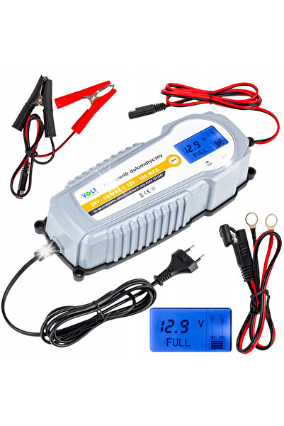 voltanaksesuar Încărcător electronic 12V 24V 10A LCD