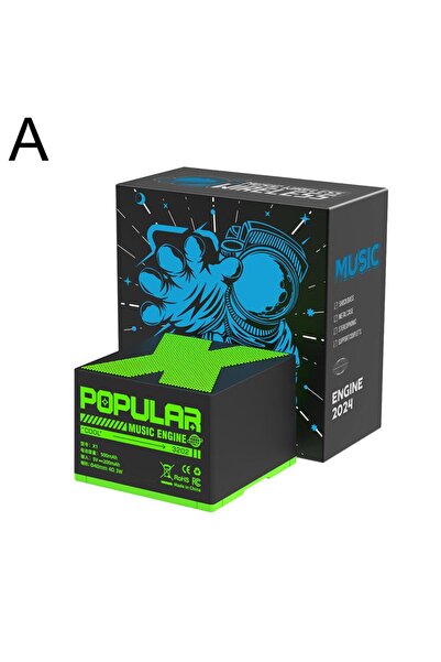 Choice1 مكبر صوت بلوتوث لاسلكي أخضر صغير محمول قابل لإعادة الشحن عبر USB مع ص...