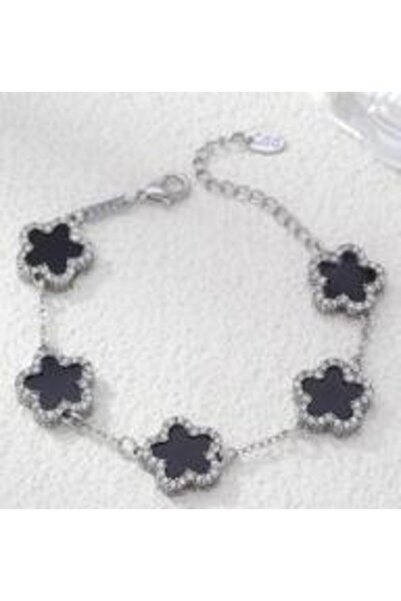 Choice3 Black-1 Multi Style Zircon Inlaid Plum Blossom Fashionable Temperamen...