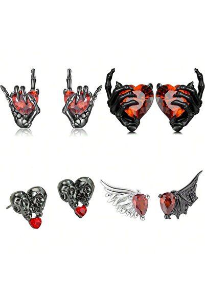 Choice4 4Pc 1Pc/4Pc Creative and Fashionable Easter and Halloween Palm Heart ...
