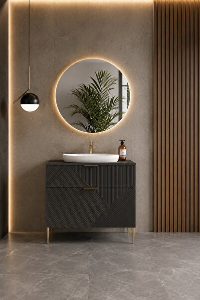 ERTEKPA Ruf Banyo Dolabı Seti 85cm