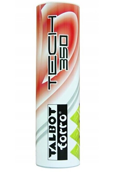 NO BRAND Fluturaș de badminton TALBOT TORRO Tech 350 Mediu 6 bucăți Galben