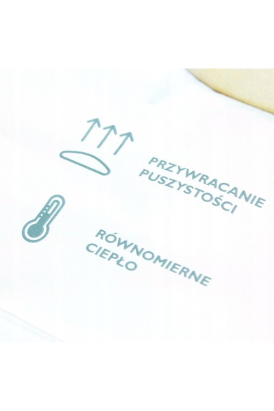NO BRAND Pernă PUCHOWA 100% BUMBAC POLDAUN 50x80 cm de înaltă calitate