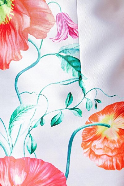 NO BRAND Rochie creion lila cu imprimeu floral, cu umerii goi, midi, Coast, m...