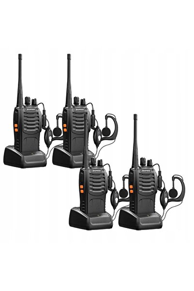 NO BRAND 4X Walkie Talkie cu rază lungă, radio cu unde scurte, PMR, lanternă,...