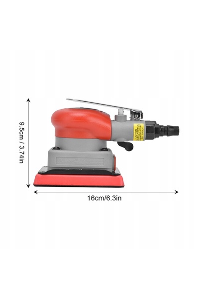 NO BRAND Polizor oscilant pneumatic pentru ceruire auto 75*100mm