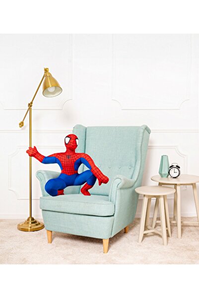 NO BRAND Figurină de pluș Spider-Man așezat, de îmbrățișat - 60cm