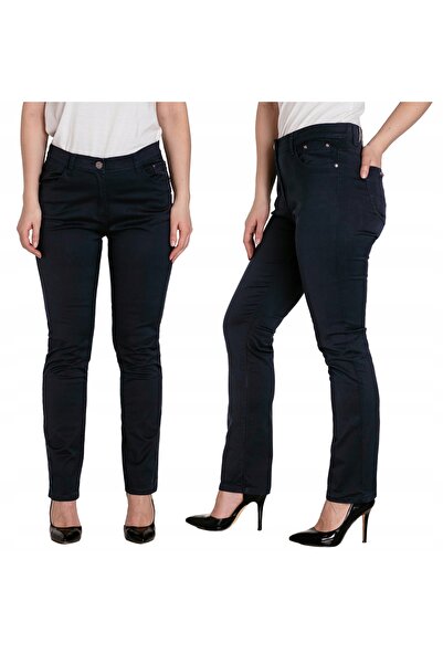 NO BRAND Pantaloni eleganți, subțiri, de damă, mărimi mari, din bumbac, de va...