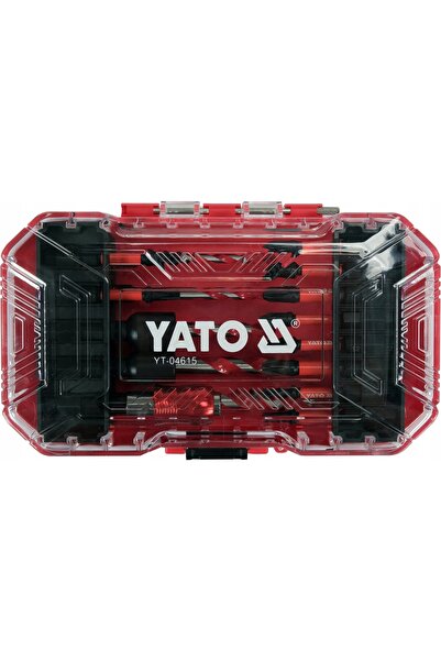 yato Set de burghie și biți de șurubelniță 18 piese YT-04615