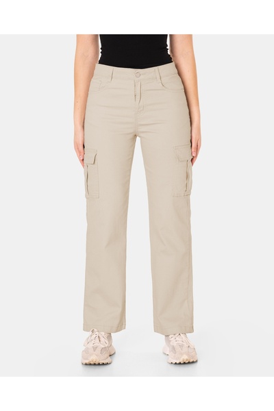 NO BRAND Pantaloni largi de damă, stil cargo, largi, Suedia, 7895p l