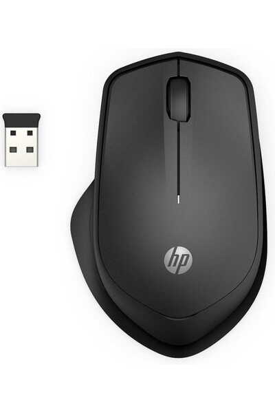 NO BRAND Mouse wireless Hp 280 Silent Negru, receptor silențios 2.4Ghz USB, 1...