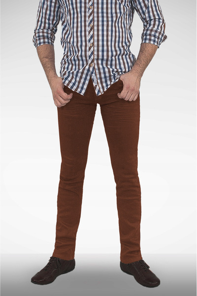 NO BRAND Pantaloni bărbați skinny din bumbac cu croială îngustă de vară 5827 ...