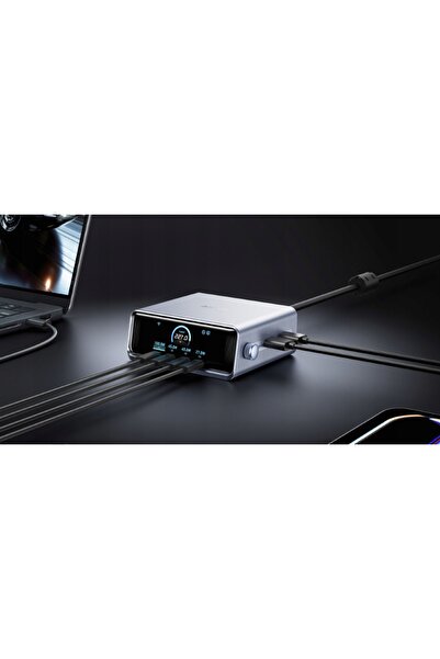 NO BRAND Încărcător Anker Prime 250W USB-C, Încărcător GaN ultra-rapid cu 6 p...