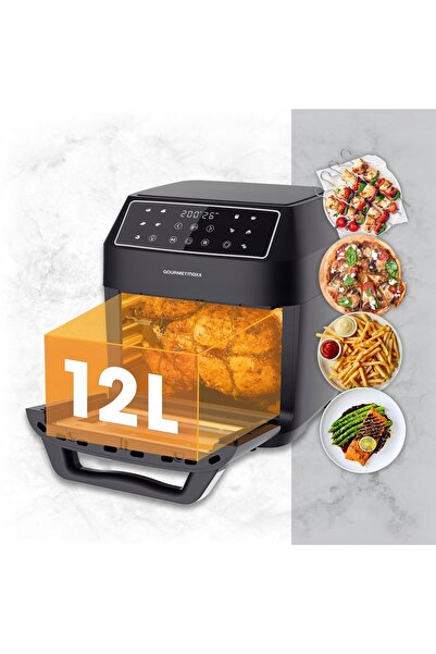 NO BRAND 9W1 Friteuză cu aer cald Mini Cuptor cu Convecție 12L 1700W