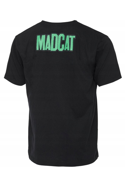 NO BRAND Tricou Madcat Skull Mărimea XL 100% Bumbac Negru