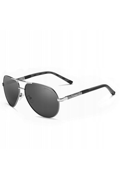 NO BRAND Ochelari de soare bărbați aviator polarizați pilot UV400 + toc