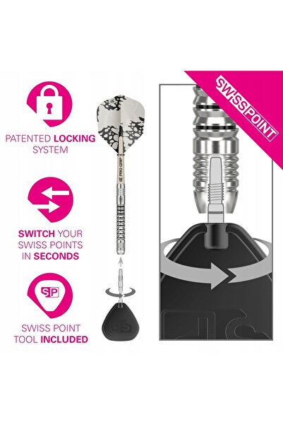 NO BRAND Săgeți Dartboard Exo Sp03 90% Tungsten 23g