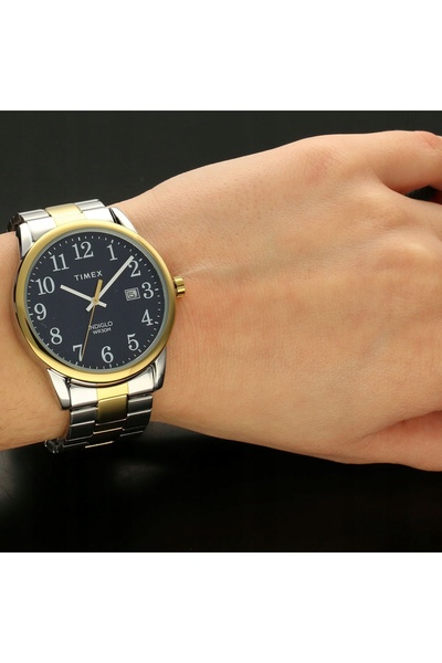 NO BRAND Ceas Timex Easy Reader Tw2W52200 Oțel Indigo Ceas bărbătesc + Cutie