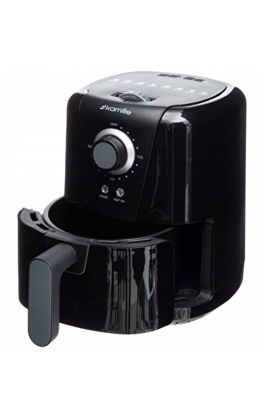 NO BRAND Kamille 6814 Negru 1000 W 1.5 L Friteuză cu aer cald