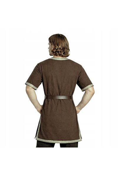 NO BRAND Cămașă Medievală Cavaler Șef Viking Uniformă de Războinic XL XXL